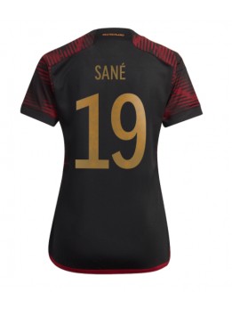 Ženski Nogometna dresi replika Nemčija Leroy Sane #19 Gostujoči SP 2022 Kratek rokav